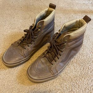 Vans MTE sk8 hi all brown leather